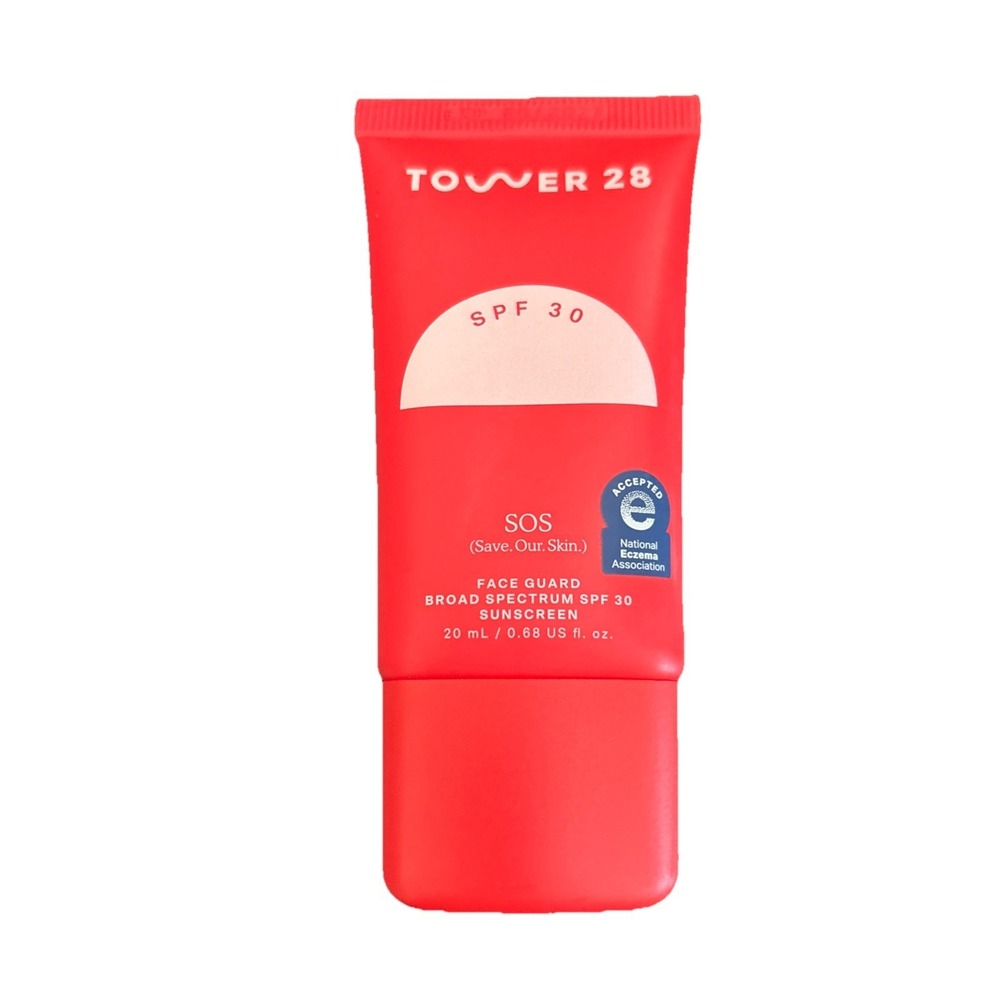 Tower 28 SOS Face Guard Broad Spectrum SPF 30 Sunscreen 20ml 0.68oz Travel Size